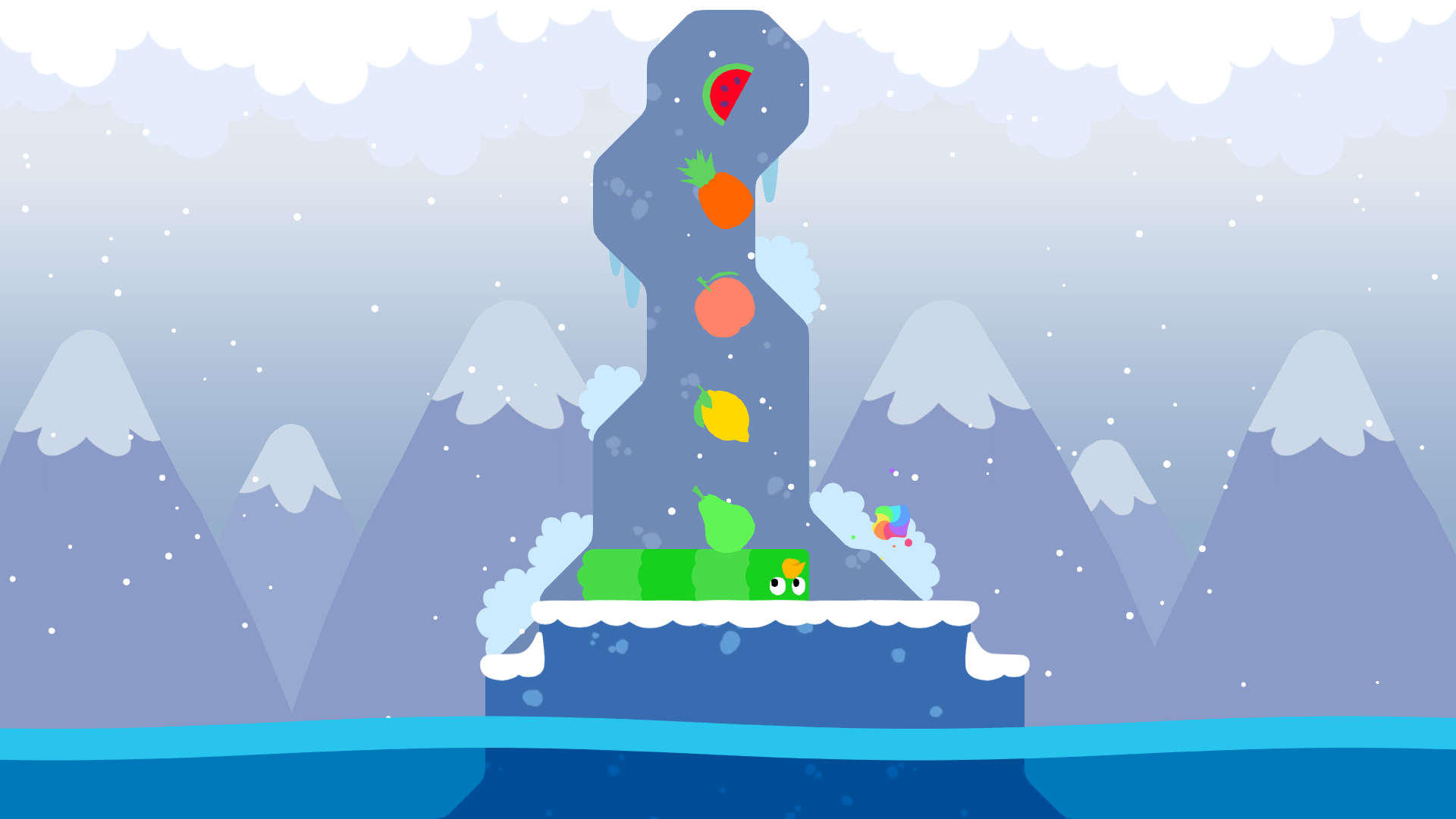 Zrzut ekranu Snakebird Primer 6